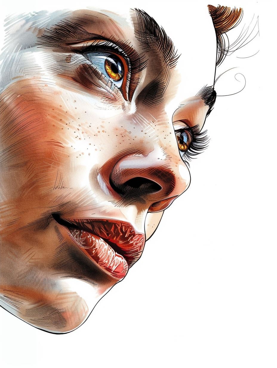 Luminous Freckled Gaze - Image 4