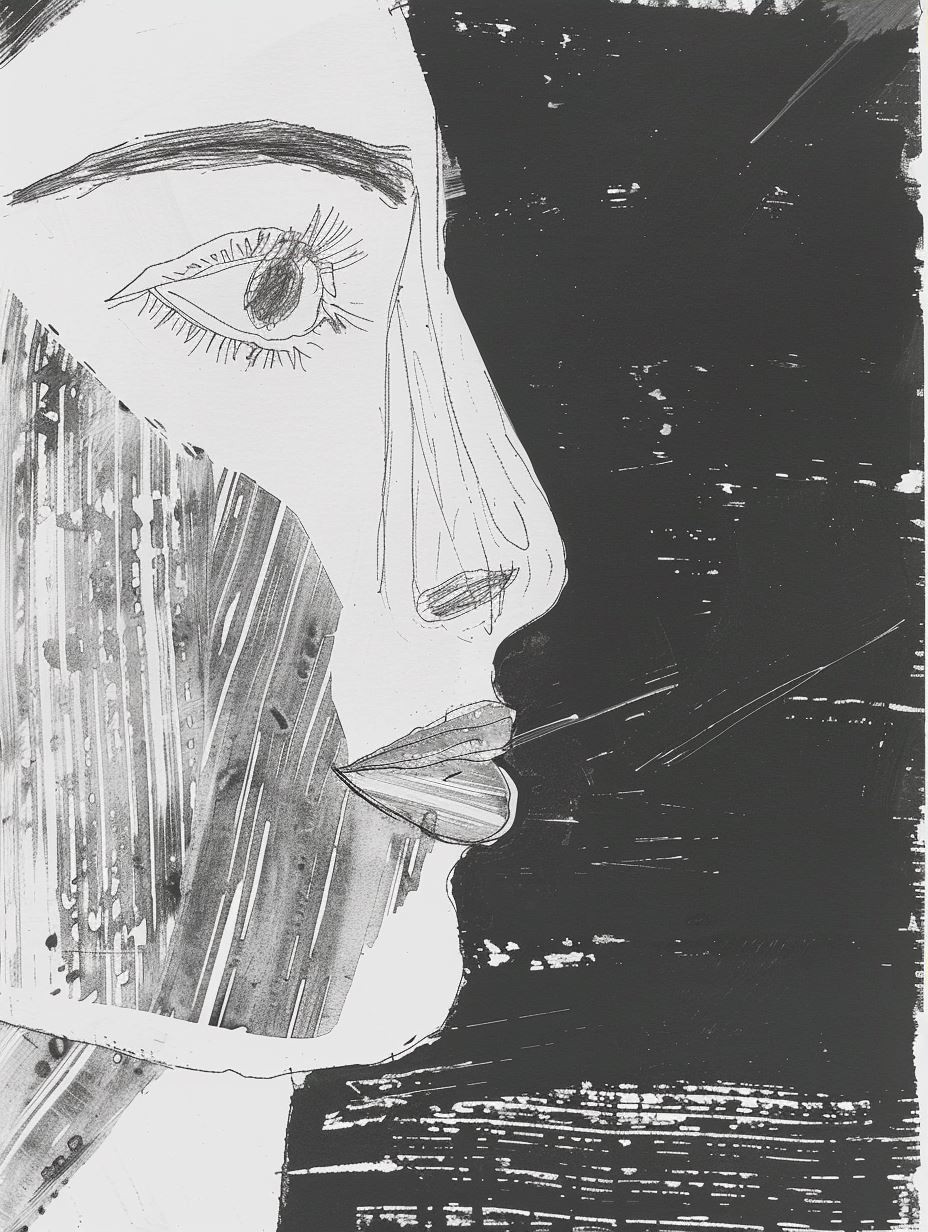 Abstract Mixed Media Portraiture - Image 3