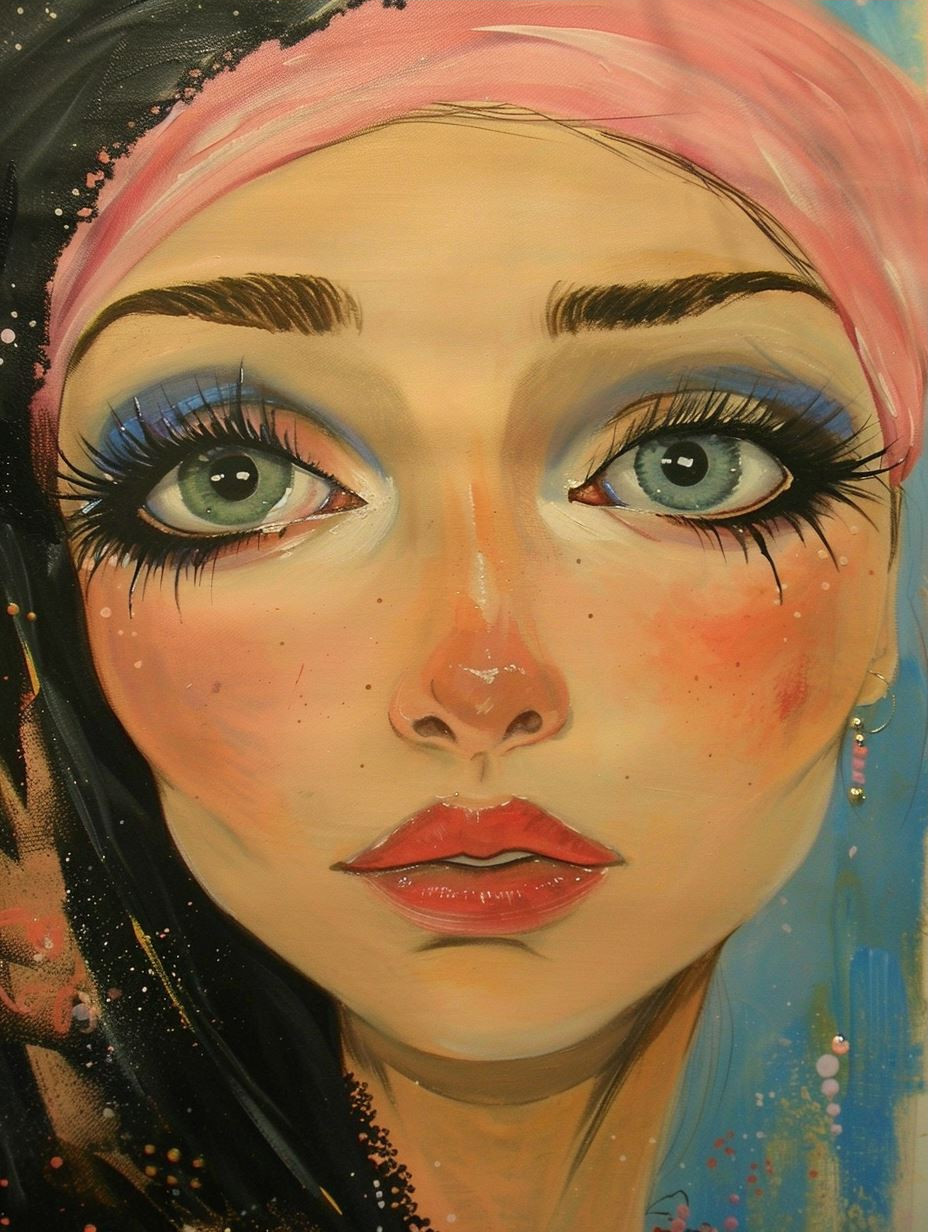 Ethereal Gazes: A Study of Feminine Beauty - Image 3