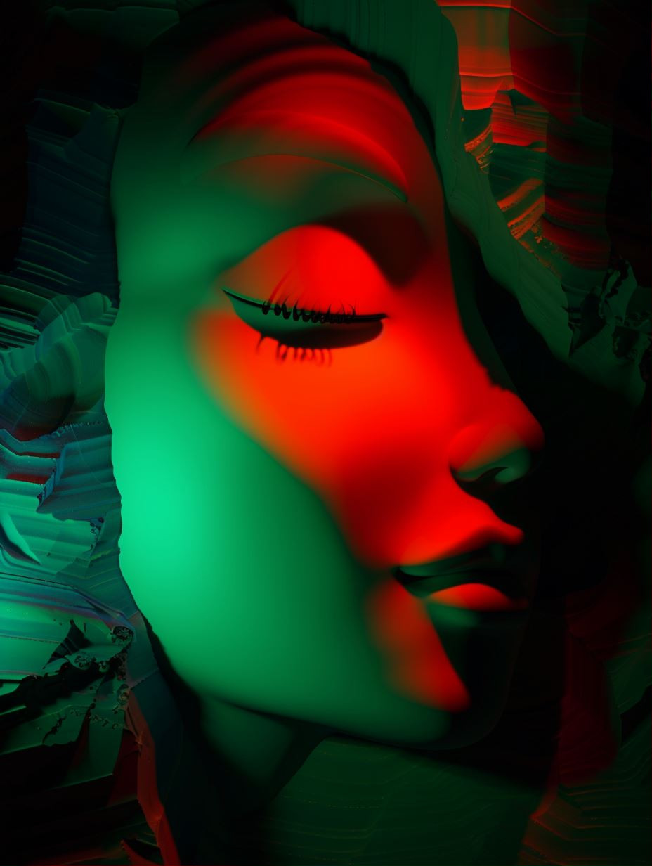 Neon Dreams of Digital Silence - Image 1