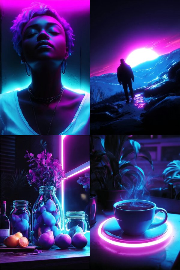 Neon Dreams: A Cyberpunk Visual Journey