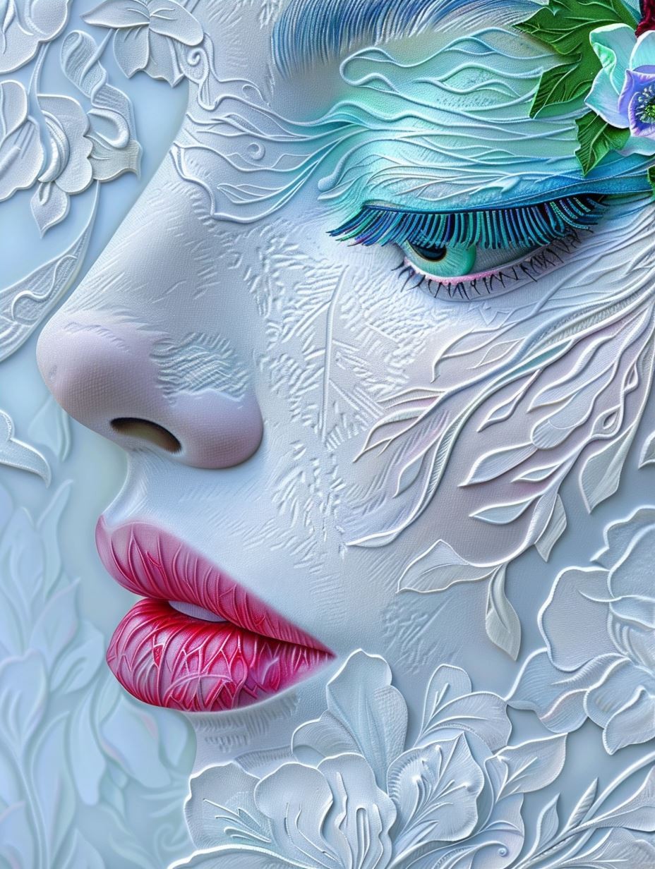 Ethereal Porcelain Floral Dream - Image 4