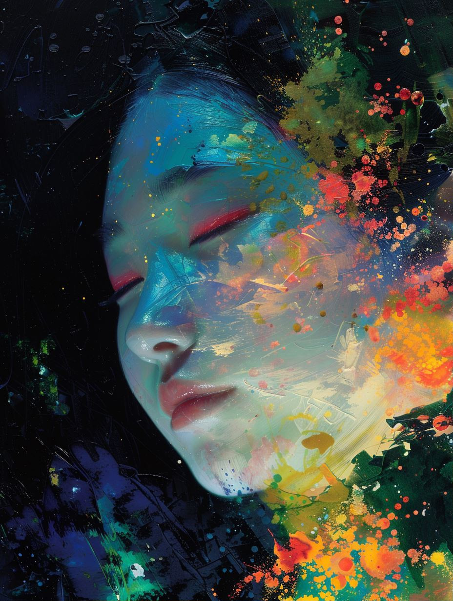 Prismatic Fragments of Dreaming Faces - Image 1