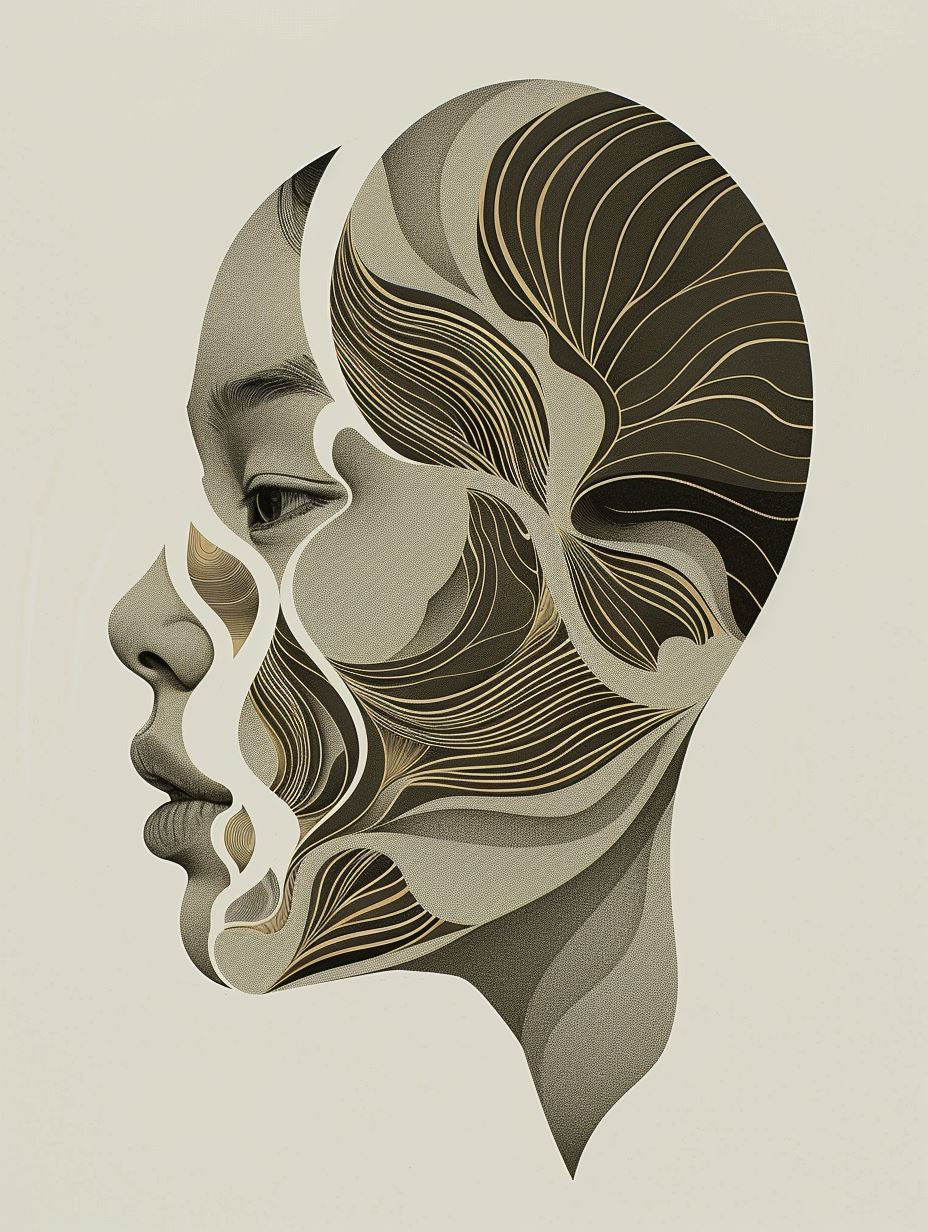 Fluid Surrealist Portrait Studies - Image 3