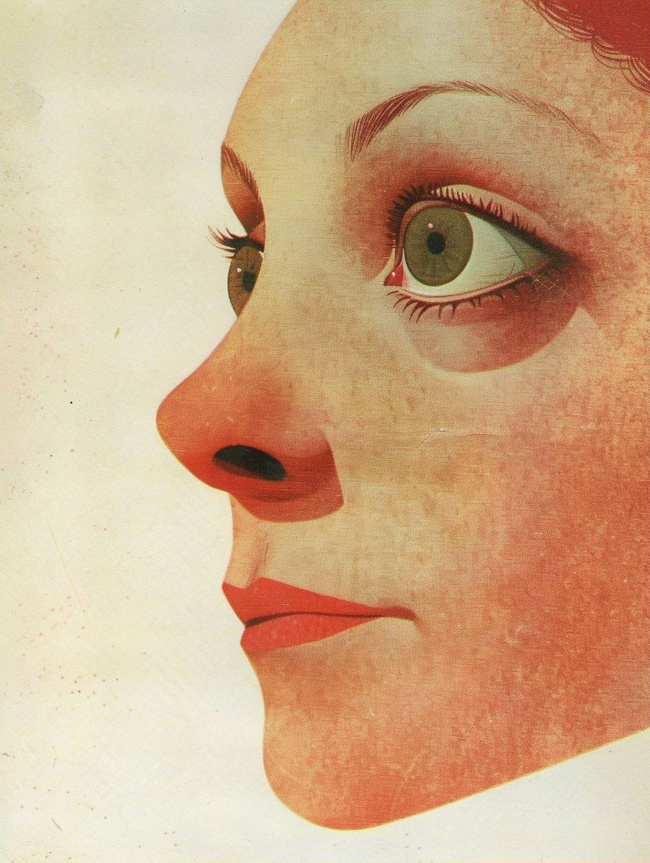 Vintage Anatomical Portrait Studies - Image 1