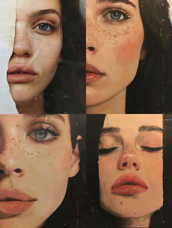 Fragmented Beauty: A Study of Freckles