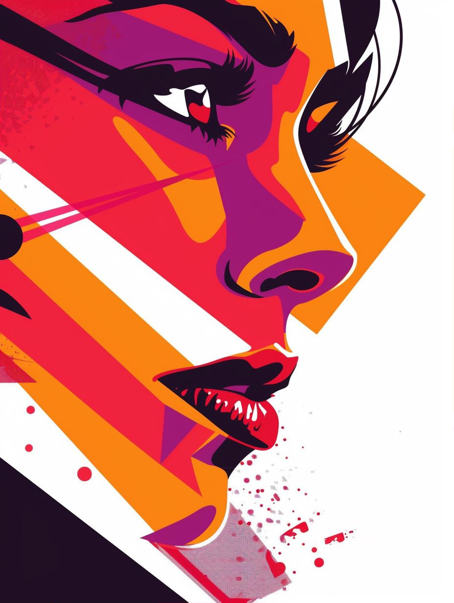 Vibrant Spectrum of Modern Feminine Portraits - Image 1
