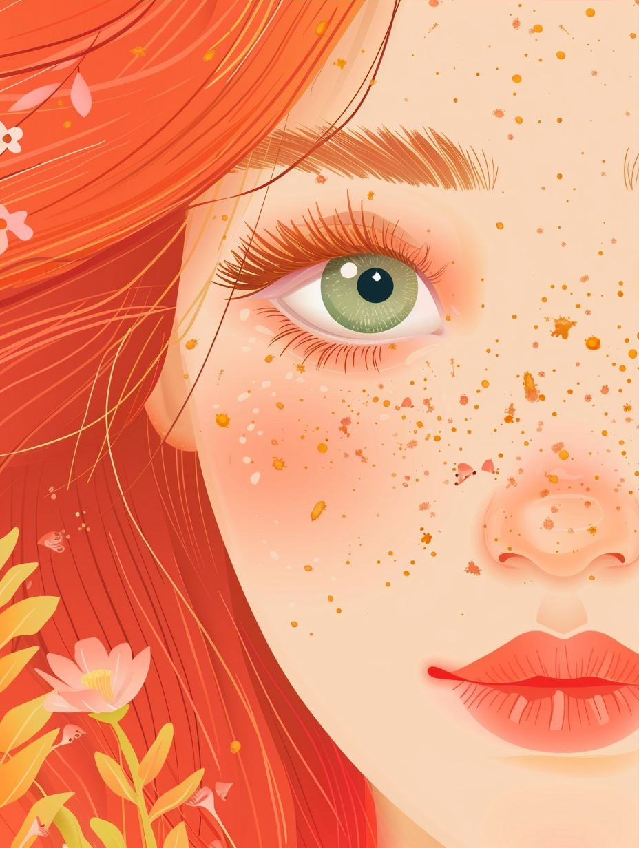 Sun-Kissed Visions: A Digital Portrait Study - Image 3