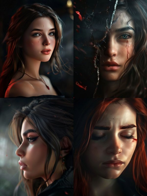 Ethereal Glow Cinematic Portrait