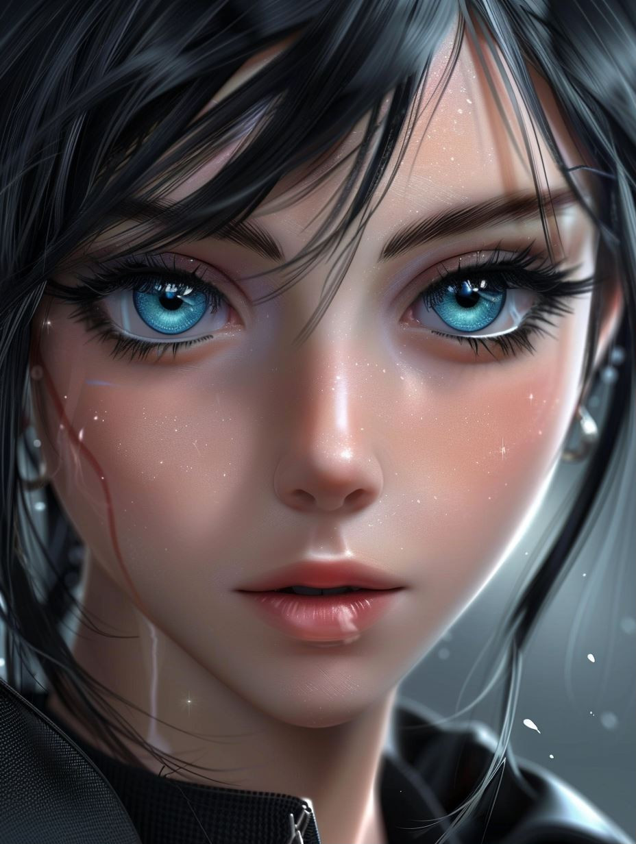 Ethereal Gaze Digital Portraits - Image 1
