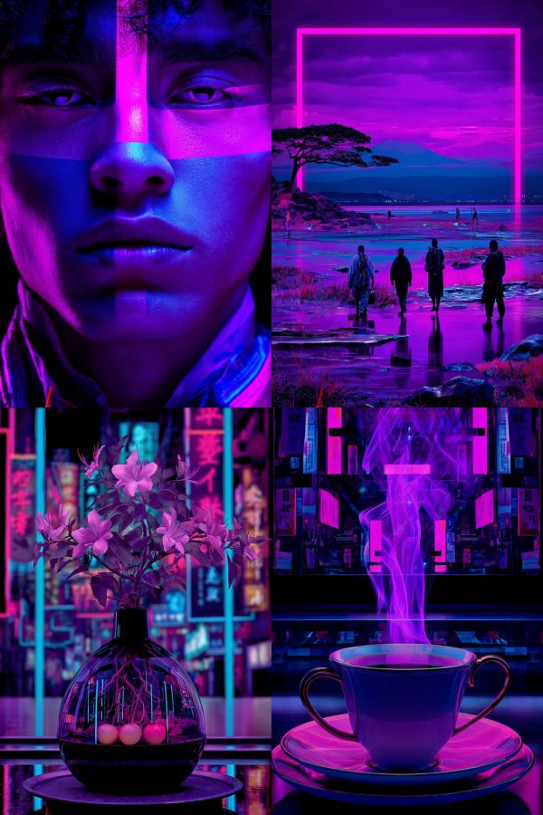 Neon Dreams: A Cyberpunk Visual Journey