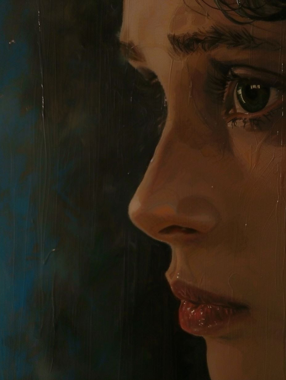 Melancholic Cinematic Portrait Study - Image 2