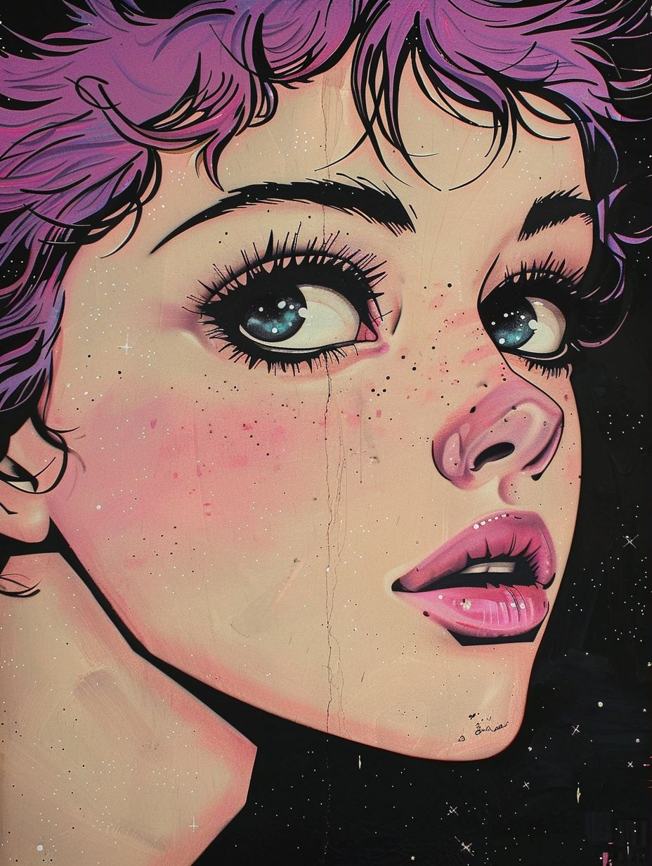 Neon Noir Cyberpunk Portraits - Image 3