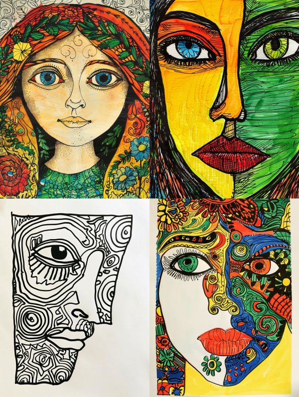 Abstract Portraits of Human Emotion