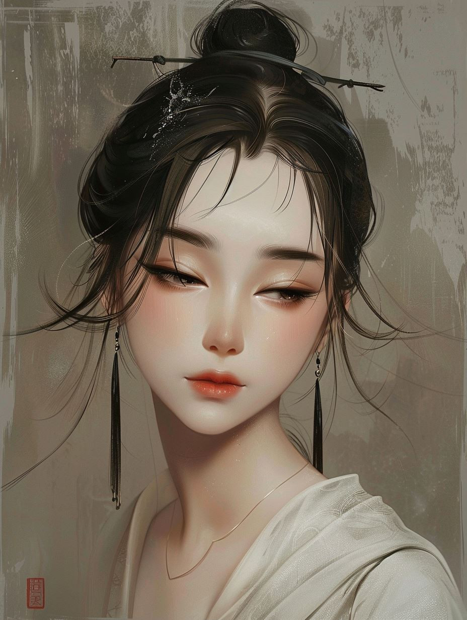 Ethereal Asian Digital Portraits - Image 2