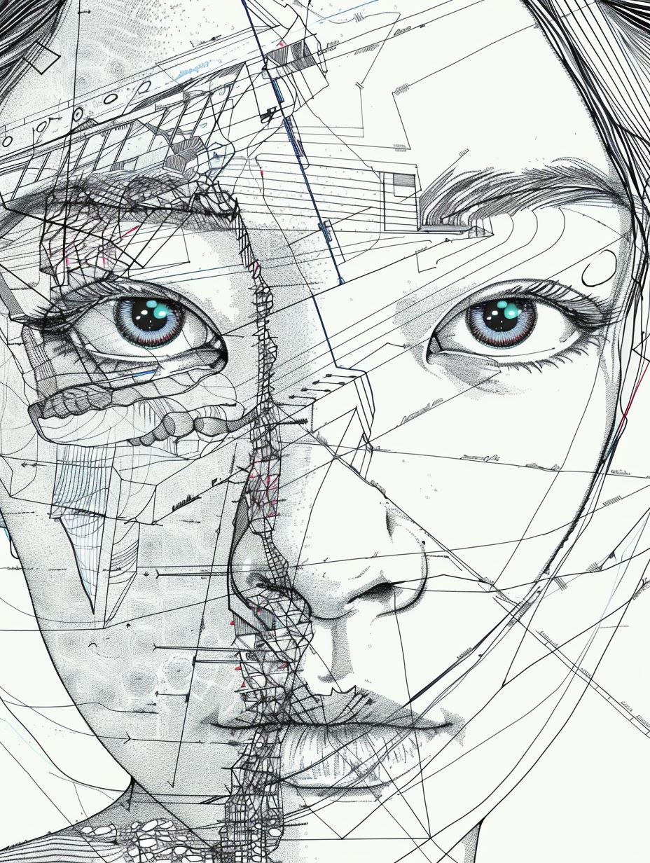 Fragmented Soul Sketch Study - Image 1