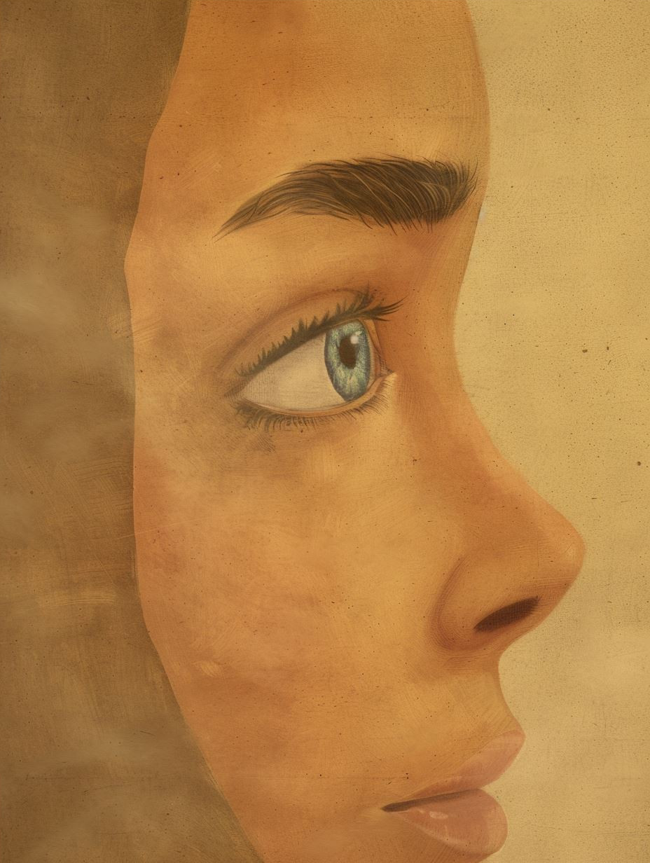 Golden Gaze: A Study of Feminine Portraits - Image 4
