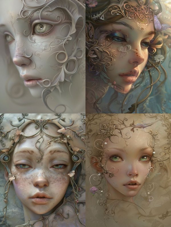 Ethereal Portraits of Organic Grace
