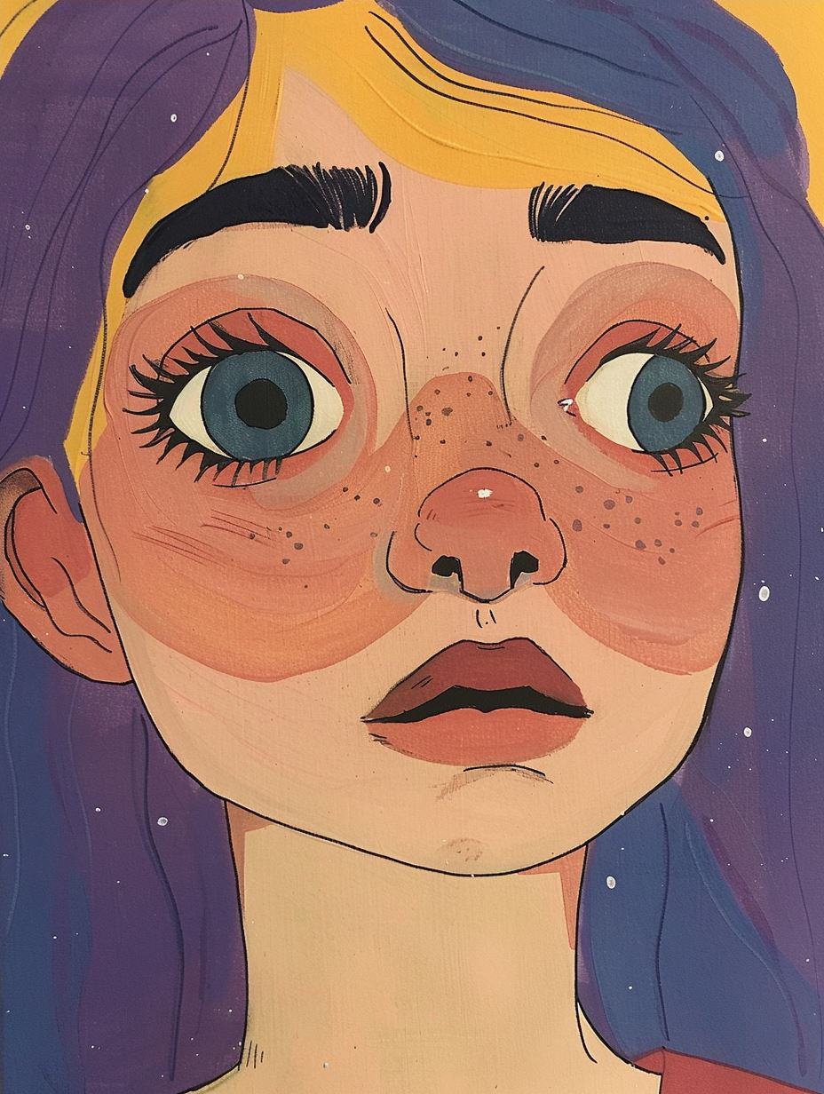 Faces of Emotion: A Stylized Portrait Study - Image 4