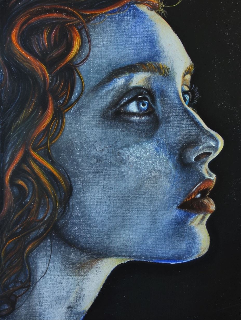 Ethereal Blue Hooded Gaze - Image 2