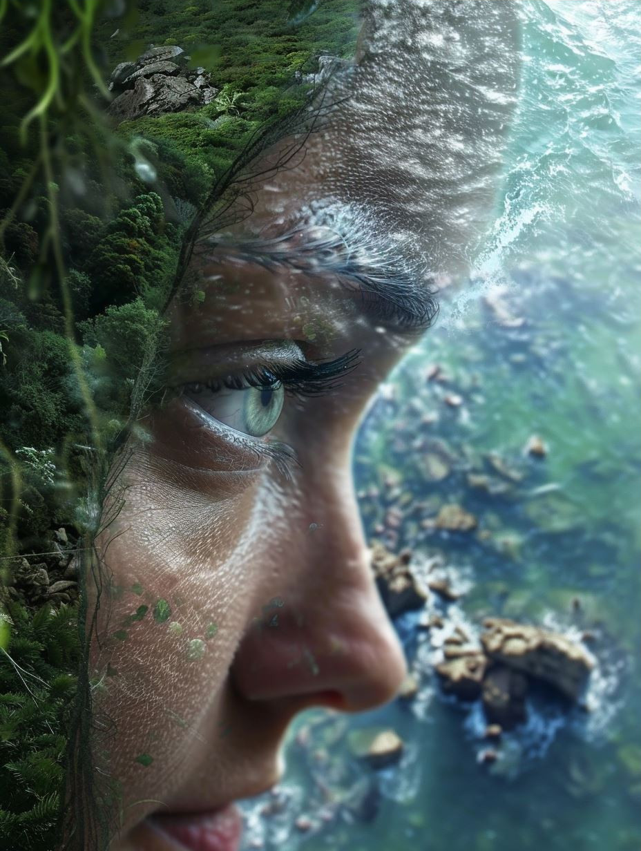 Nature's Gaze: A Surreal Fusion - Image 3
