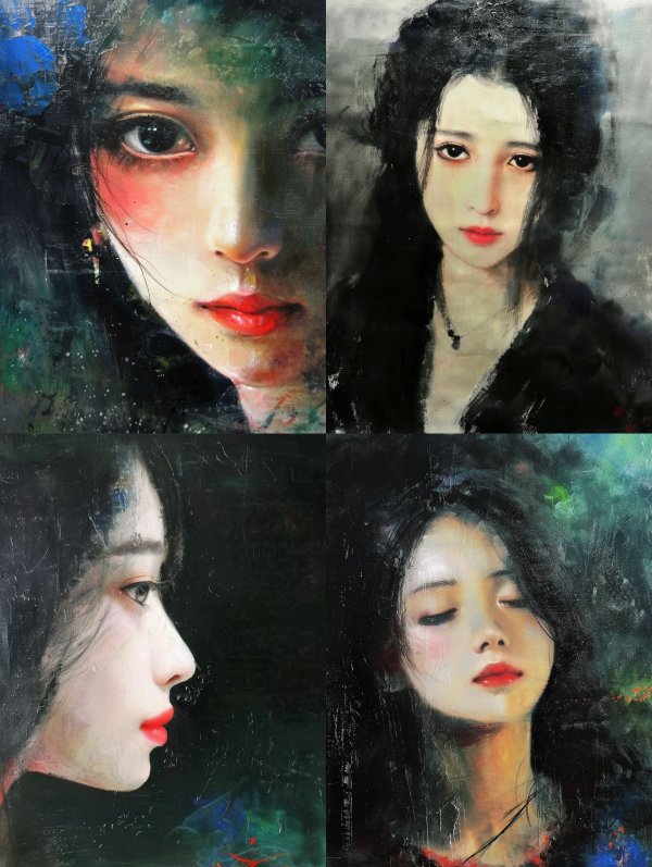 Ethereal Portraits in Moody Oil