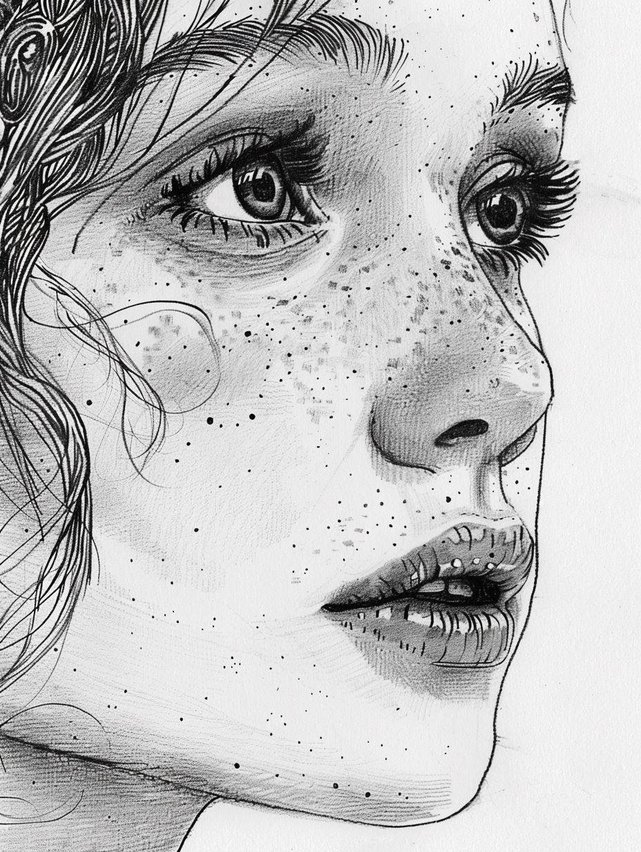 Whispers of the Soul: Pencil Portraits - Image 2