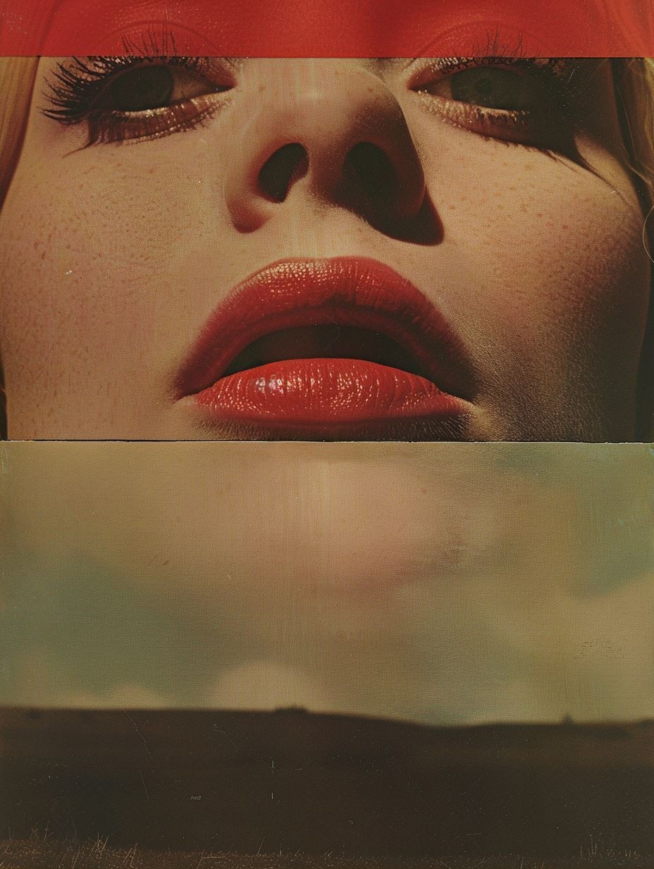 Fragmented Gaze of Crimson Gold - Image 2
