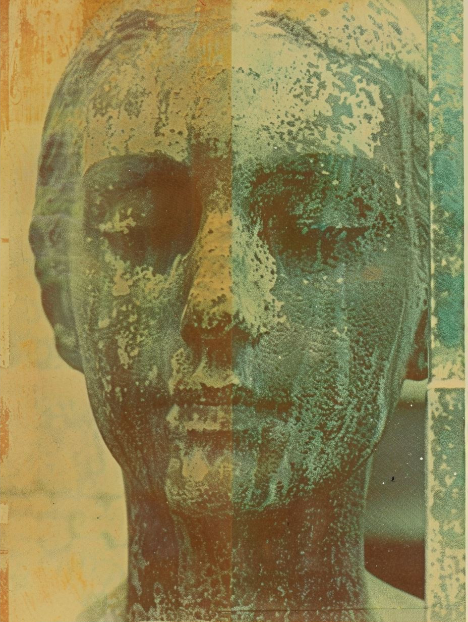 Ethereal Monochromatic Ink Portrait - Image 2