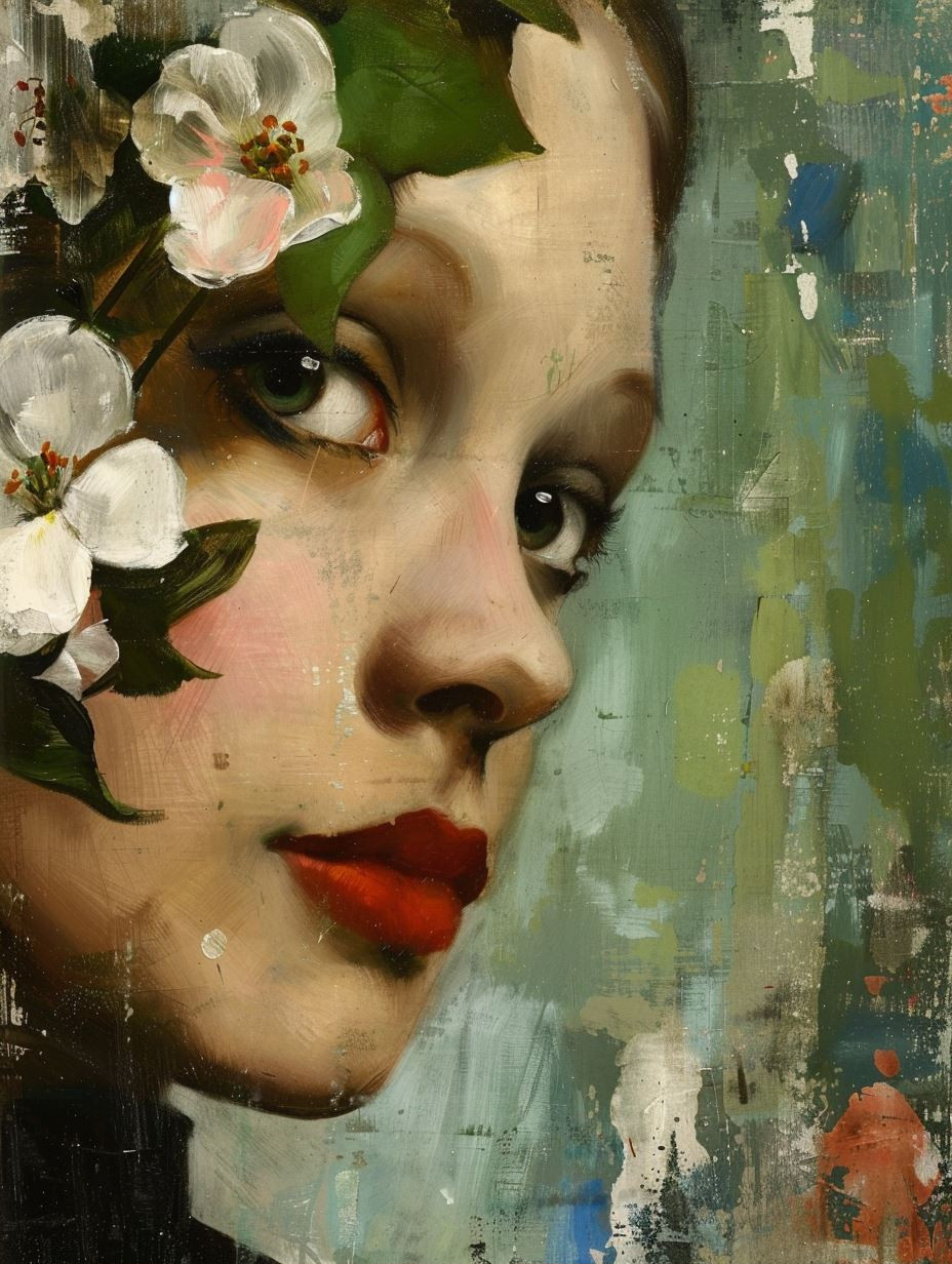 Distressed Ethereal Portrait Study - Image 2