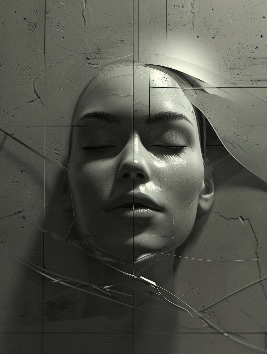 Fragmented Porcelain Digital Soul - Image 2