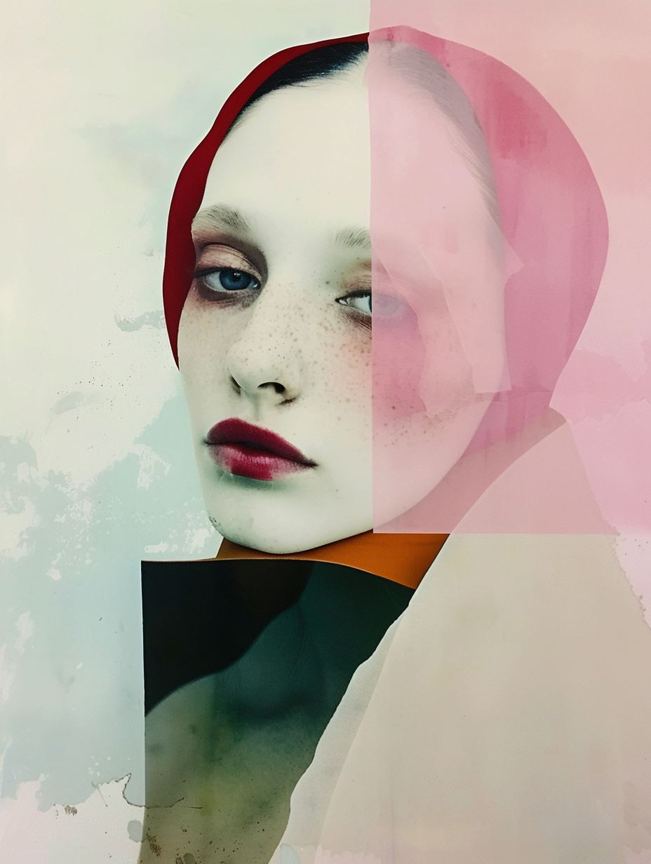 Fragmented Femininity in Pink - Image 4