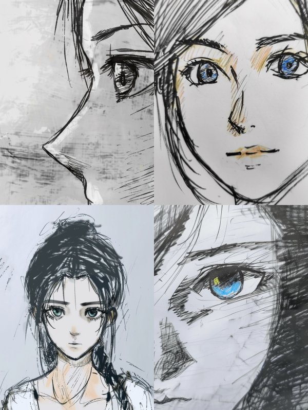 Expressions of the Soul: Anime Sketches