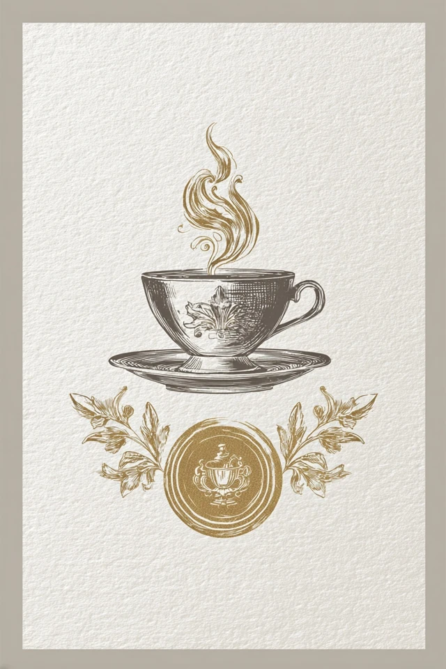Vintage Gilded Etching - Image 4