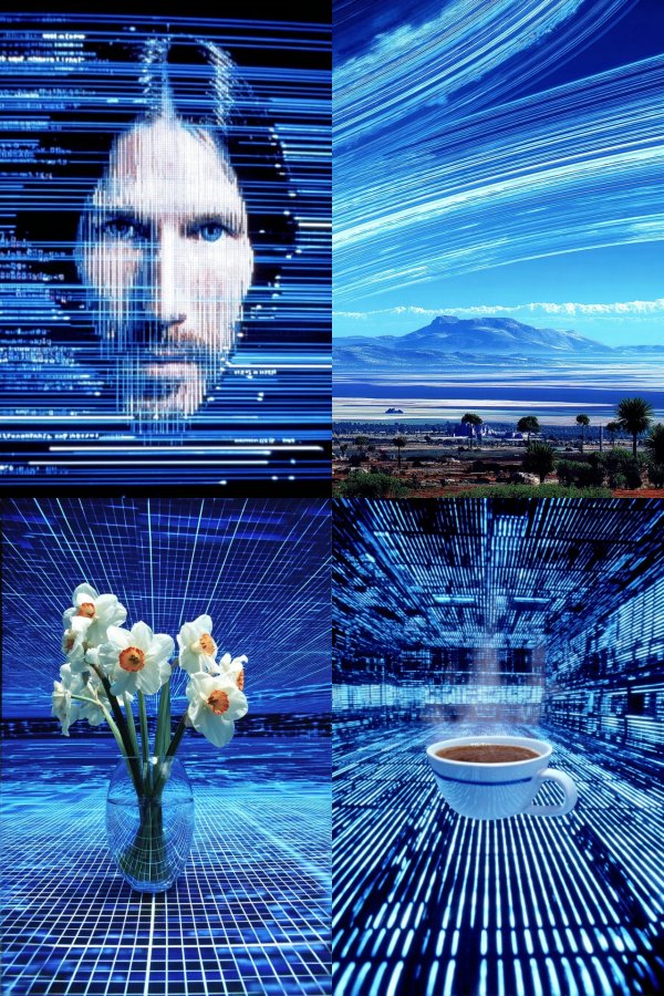 Digital Dreams: A Surrealist Collage