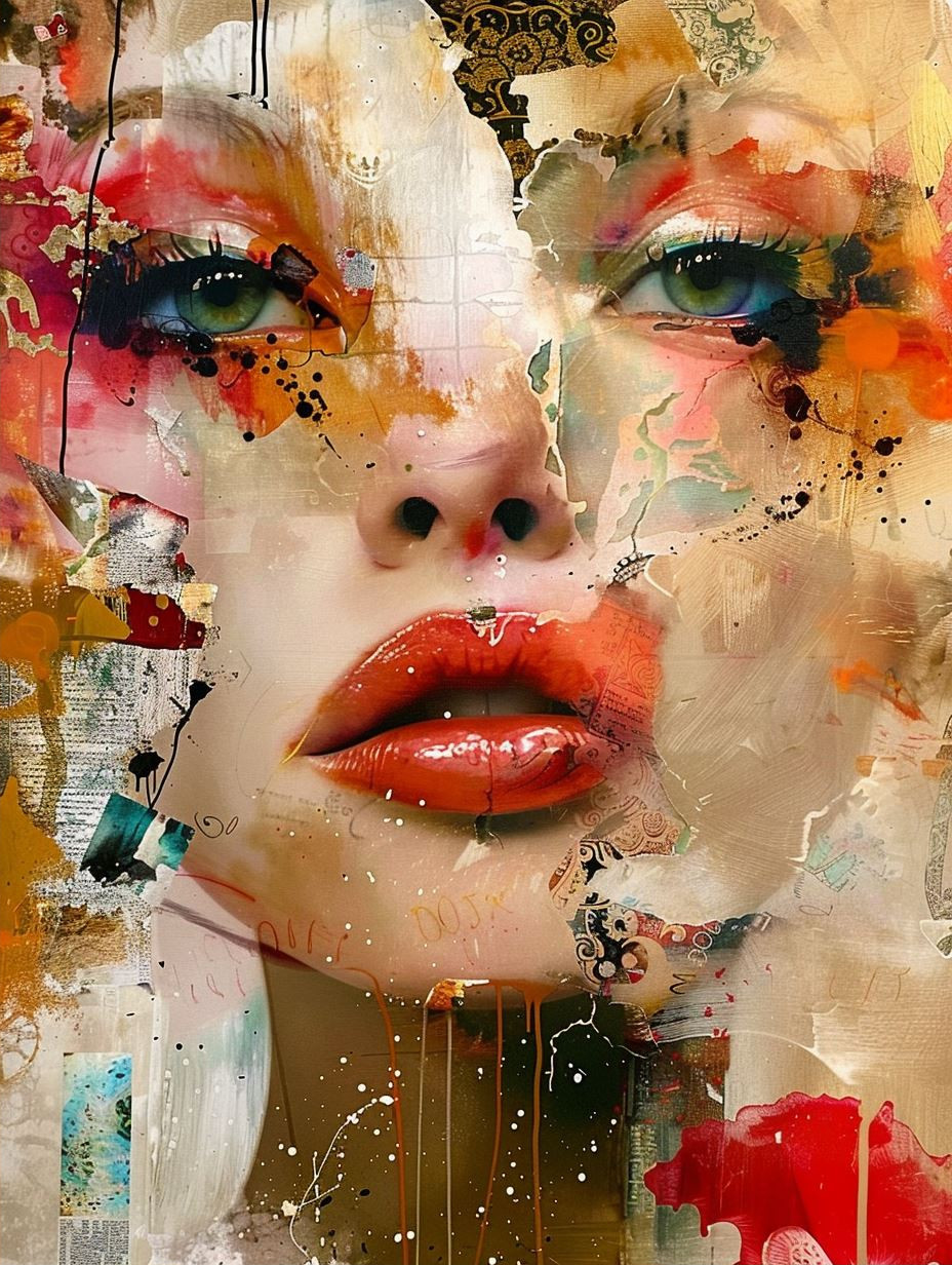 Fragmented Beauty: A Collage of Gazes - Image 2