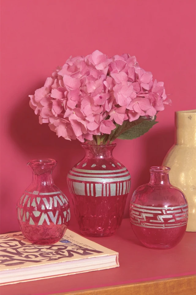 Magenta Textural Portrait - Image 3