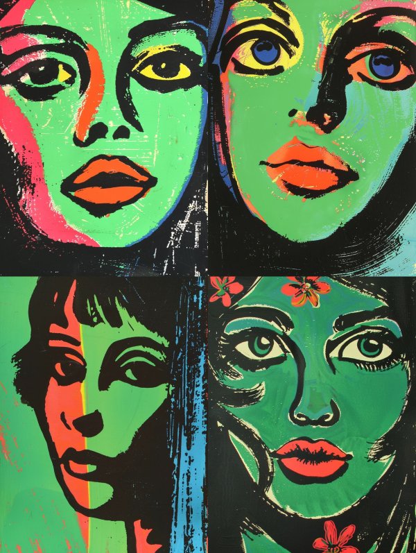 Neon Visions: Four Faces of Pop Art