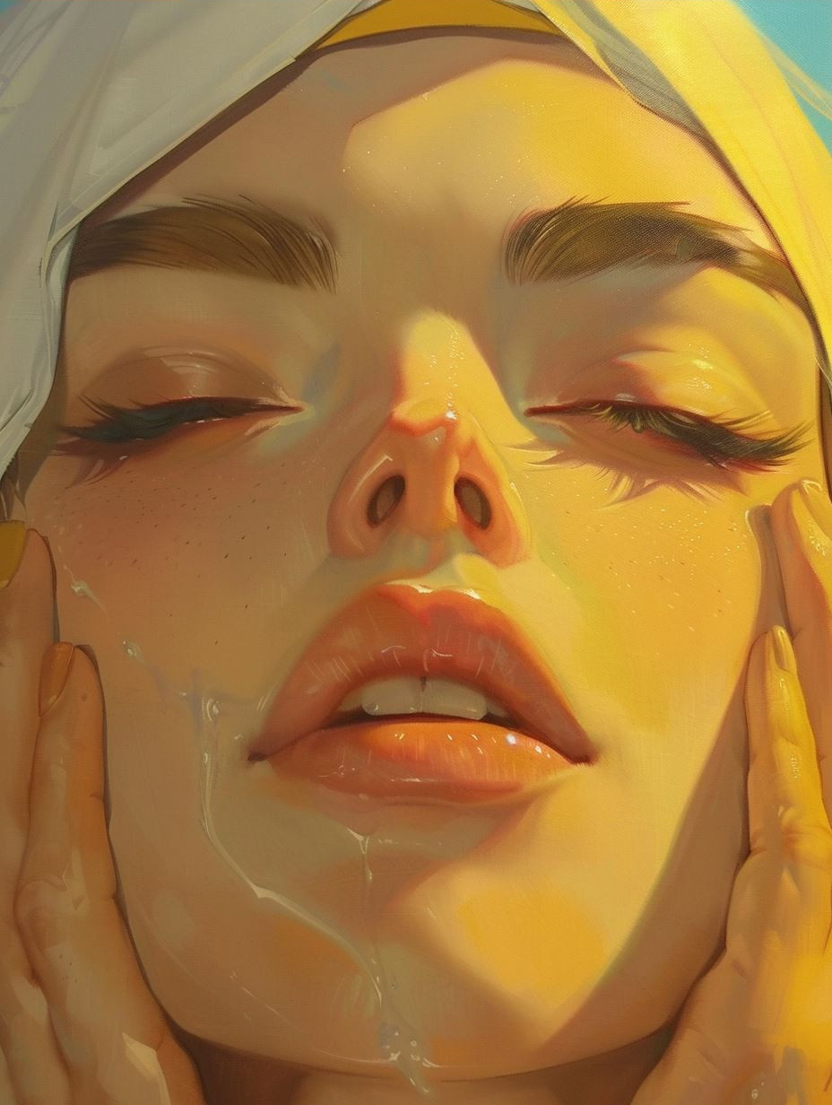 Golden Radiance: A Study of Ethereal Beauty - Image 3