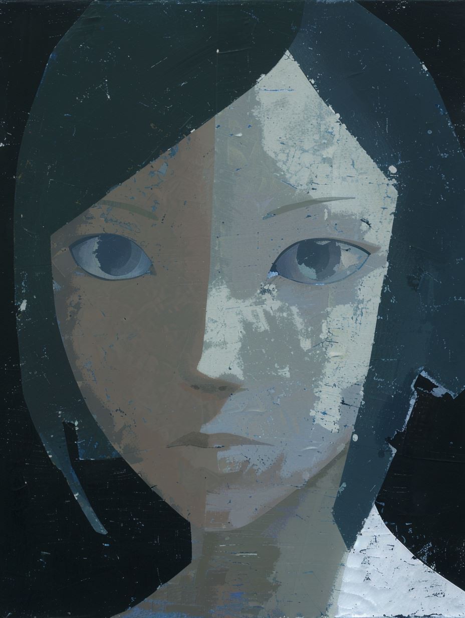 Melancholy in Muted Blue - Image 3