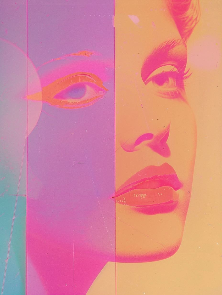 Neon Dreams Prism Portraiture - Image 1