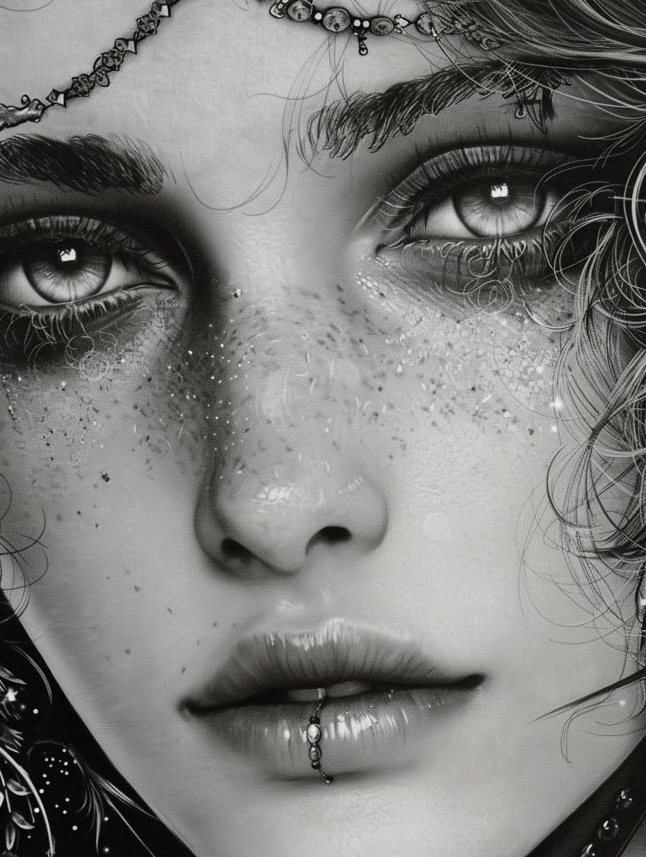 Ethereal Visions in Monochrome - Image 1