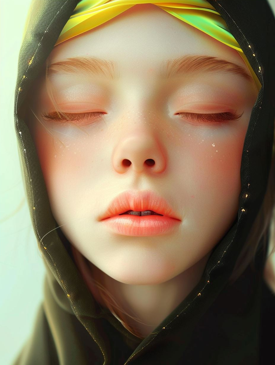 Ethereal Gazes: A Study in Digital Beauty - Image 4