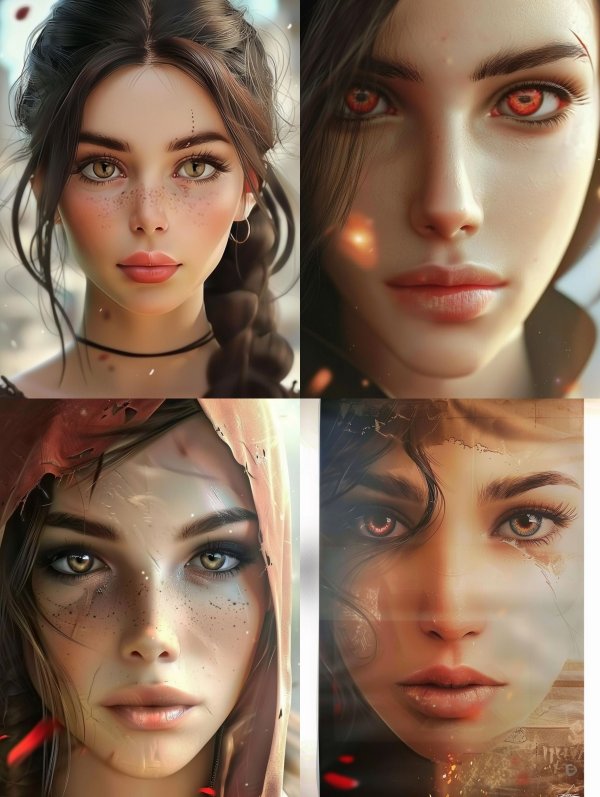 Ethereal Portrait of Rustic Beauty