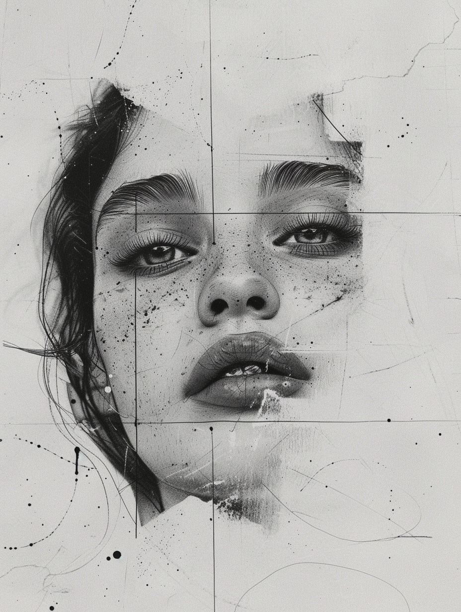 Gritty Monochrome Portrait Study - Image 4