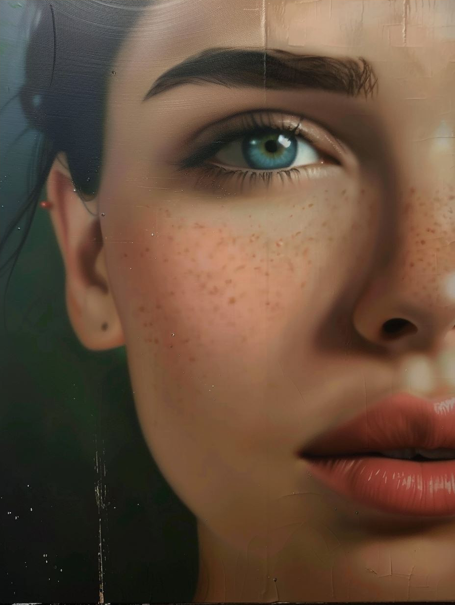 Ethereal Gazes: A Study in Digital Beauty - Image 4