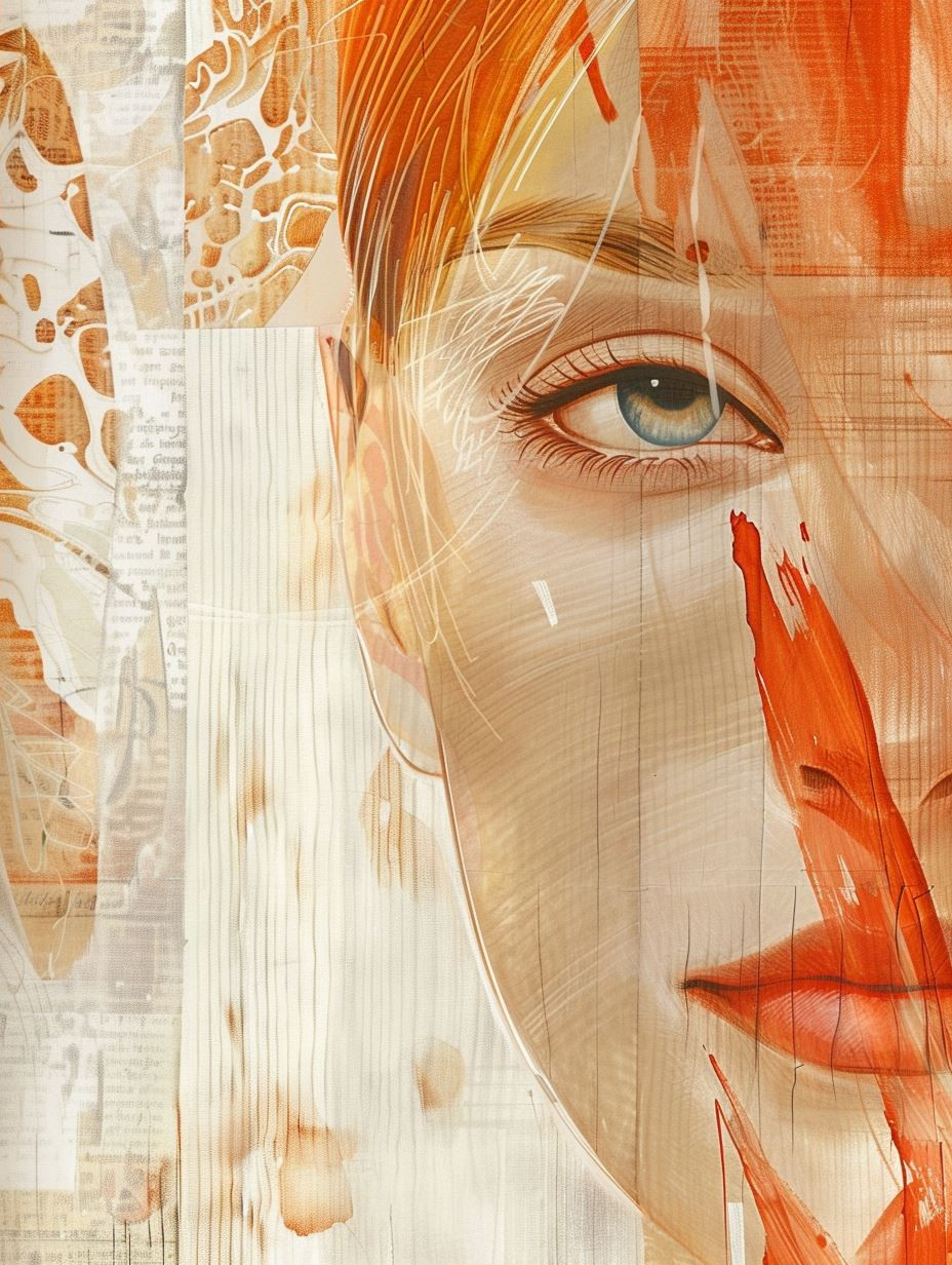 Autumnal Fragmented Portrait Study - Image 2
