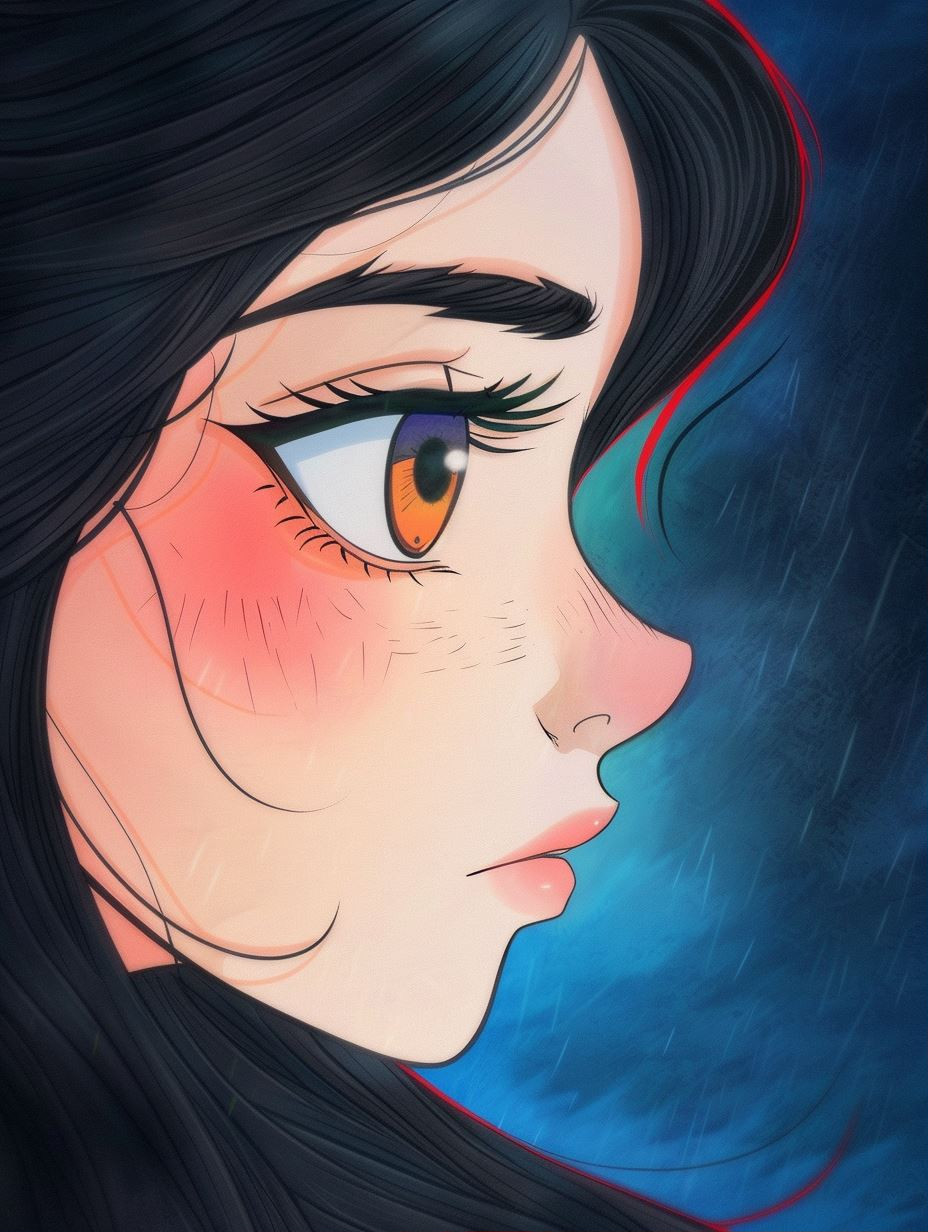Whispers of the Soul: Anime Portraits - Image 1