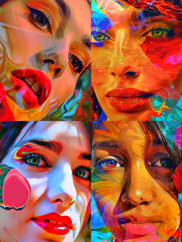 Prismatic Visions of Digital Beauty