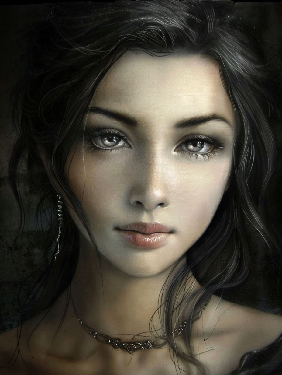 Ethereal Visions of Dark Feminine Beauty - Image 2